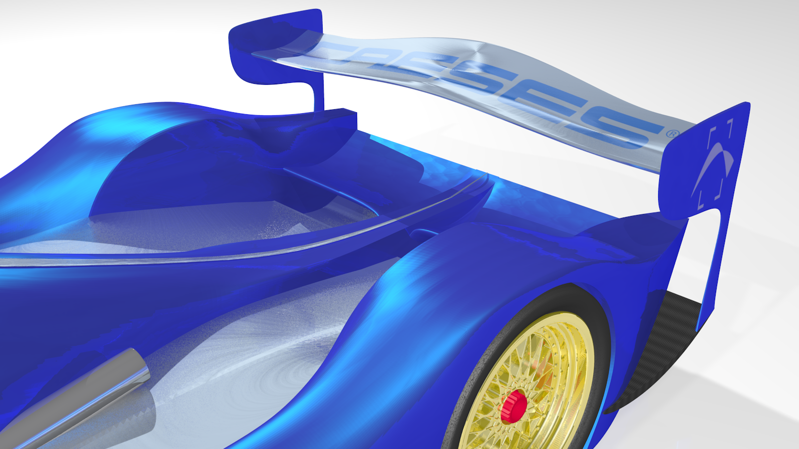 Rear Wing, created with CAESES
